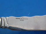 Lap Over Edge Acid Etched Tiffany Sterling Silver Fish Knife Stingray Sea 7 7/8"