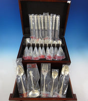 Martinique by Oneida Sterling Silver Flatware Set For 8 Service 37 Pieces New