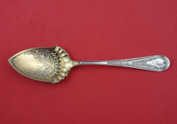Hindostanee by Gorham Sterling Silver Preserve Spoon GW Pointed with Design 7"