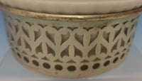 Gorham Sterling Silver Ramekin Cup with Lenox Liner & Heart-Shaped Design #0436