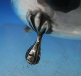Italian .800 Silver Bowl Footed Handwrought 2" x 4 3/8" x 2 1/4" (#6824)