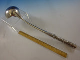 Chinese Sterling Silver Punch Ladle Hand Made Chrysanthemums 17 1/2" Hung Chong