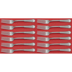 American Federal by Reed and Barton Sterling Silver Regular Fork Set 12pc 7 1/2"