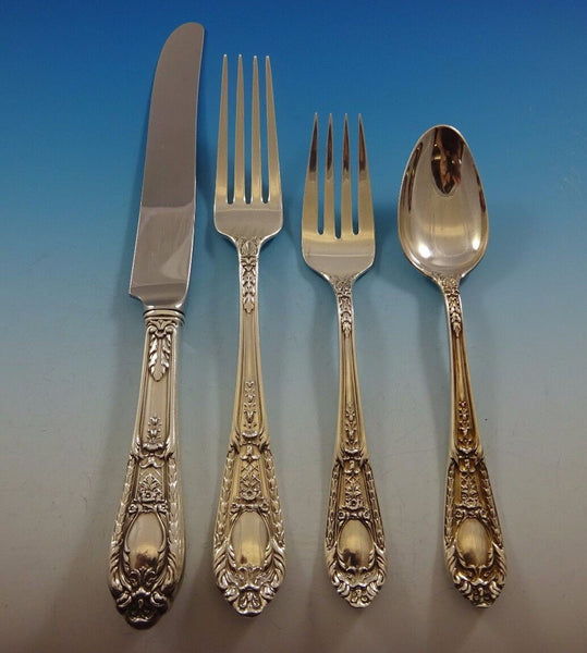 Fontaine by International Sterling Silver Flatware Service For 12 Set 52 Pieces