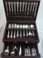 Eloquence by Lunt Sterling Silver Flatware Service Set 77 Pieces Dinner Size