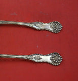 Charles II by Dominick and Haff Sterling Silver Salad Serving Set 2pc Orig 9"
