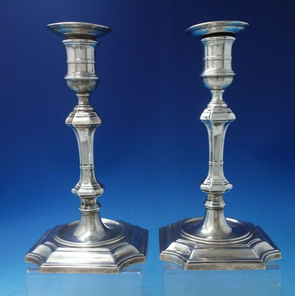 Sterling Silver Candlestick Pair #2623 10 1/8" x 5 3/8" c.1920 (#5463)