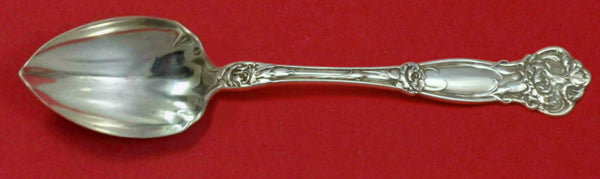 Carnation by Wallace Sterling Silver Grapefruit Spoon Fluted Custom Made 5 3/4"