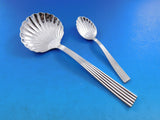 Tiber by Buccellati Italy Sterling Silver Flatware Set 12 Service 106 pcs Dinner