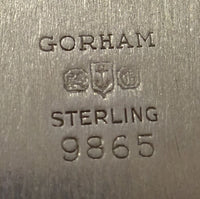 Etruscan by Gorham Sterling Silver Finger / Snack Bowl #9865 1 5/8" X 5" (#1124)