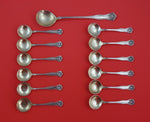 Alexandra by Dominick Haff Sterling Silver Chocolate Set 13pc Muddler Spoons GW