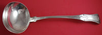 Coin Silver Soup Ladle D and K 12 1/2" Serving