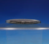 Italian .800 Silver Compact w/ Mirror Puff Screen Brushed Finish 3 3/8" (#6564)