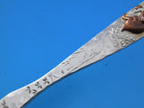 Lap Over Edge Mixed Metals by Tiffany and Co Sterling Teaspoon w/ Copper Monkey