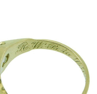 14k Yellow Gold Victorian .15ct Genuine Natural Diamond Ring (#J4771)