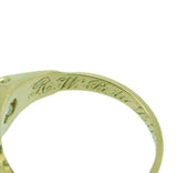14k Yellow Gold Victorian .15ct Genuine Natural Diamond Ring (#J4771)