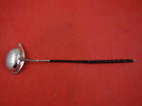 English Victorian Sterling Silver Toddy Ladle w/ Eagle / Griffin Twisted 13 1/4"