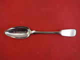 German Silver by Various Makers Serving Spoon Early Coin Marked Felrunkel 9 3/8"