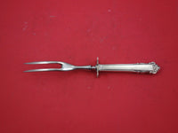 English Shell by Lunt Sterling Silver Steak Carving Fork 9"