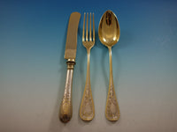 German 800 Silver Flatware Dessert Set Service 18 Pieces Vintage Bird in Flight