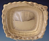 Whiting Sterling Silver Bowl with Applied Frog, Snail, Branch & Lily Pads #0037