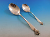 Orchid Elegance by Wallace Sterling Silver Flatware Set for 8 Service 54 Pieces