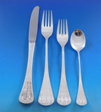 Romance by Bjorn Rosenthal Silverplate Flatware Set 63 pc Modernist Dinner
