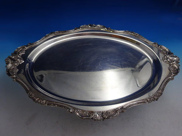Grande Baroque by Wallace Silverplate Meat Platter Large 22" #260 (#8639)