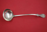Strawberry by Durgin Coin Silver Soup Ladle 11 3/4"