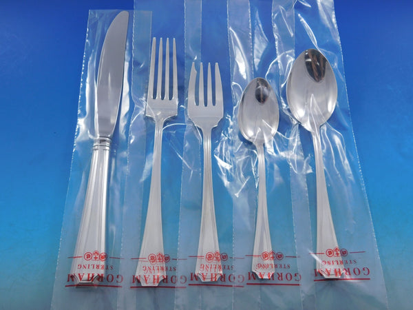 Fairfax by Gorham Sterling Silver Flatware Set 12 Service Place Size 60 Pcs New