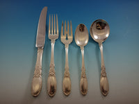 Old Mirror by Towle Sterling Silver Flatware Set For 8 Service 41 Pieces