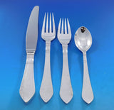 Continental Georg Jensen Sterling Silver Flatware Set 8 Service 50 pcs Dinner