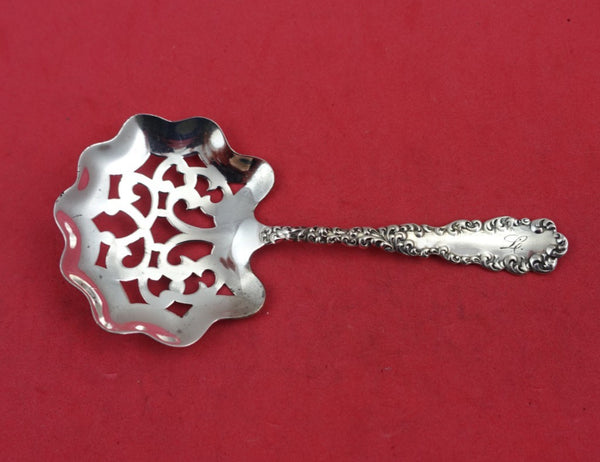 Waverly by Wallace Sterling Silver Nut Spoon Pierced 4 1/2" Serving Heirloom