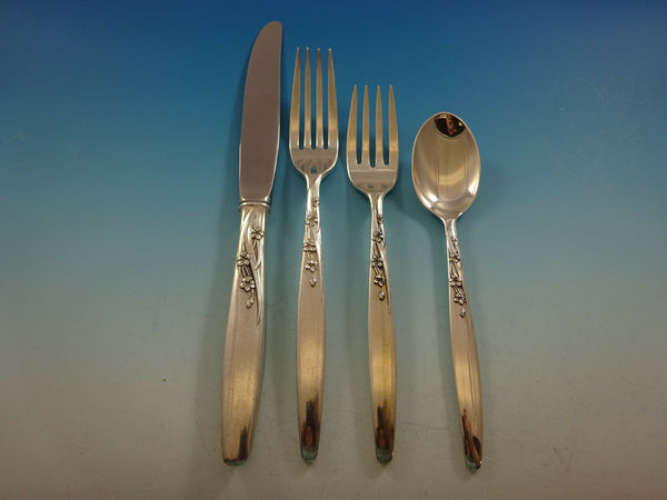 Summer Song By Lunt Sterling Silver Regular Size Place Setting(s) 4pc