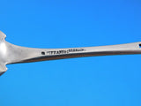 Pierced Handle by Tiffany Sterling Silver Ice Cream Spoon w/ bird ginkgo 6"
