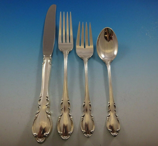 Legato by Towle Sterling Silver Flatware Service For 12 Set 55 Pieces