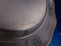 Rose Point By Wallace Sterling Silver Wavy Edge Dessert Plate #4600-9 (#4159)