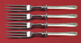 Blossom Time by International Sterling Silver Fruit Fork Set 4-piece Custom 6"