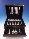 Chased Romantique by Alvin Sterling Silver Flatware Set For 8 Service 68 Pieces