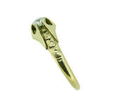 14k Yellow Gold Victorian .15ct Genuine Natural Diamond Ring (#J4771)