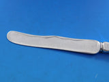 Lap Over Edge Acid Etched by Tiffany Sterling Dessert Knife HHAS Lizard 7 1/4"