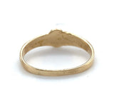 14k Gold Baby Signet Ring Blank Fancy Infant Children's Jewelry (#J5964)