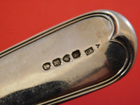 Threaded by Various Makers English Sterling Silver Soup Ladle Engraved Lion