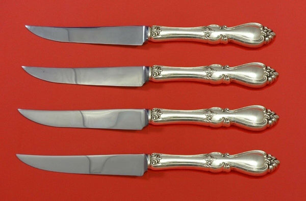 Queen Elizabeth I by Towle Sterling Silver Steak Knife Set 4pc HHWS Custom Made