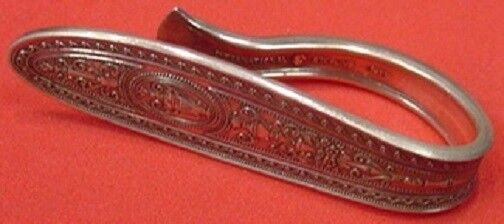 Wedgwood by International Sterling Silver Napkin Clip 2 1/4" Custom