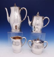 Paul Revere by Tuttle Sterling Silver Tea Set 4 Piece #395 (#3098) Vintage