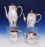 Paul Revere by Tuttle Sterling Silver Tea Set 4 Piece #395 (#3098) Vintage