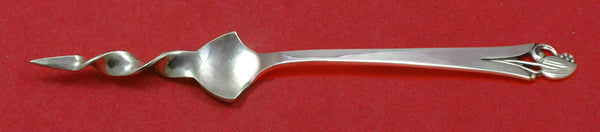 Woodlily by Frank Smith Sterling Silver Butter Pick Twisted 5 3/4" Custom Made