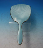 Dominick and Haff Enameled Sterling Silver Hand Mirror #T3602 10 1/2" (#5884)