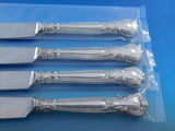 Chantilly by Gorham Sterling Silver Steak Knife Set 4pc Serrated Custom 8 7/8"